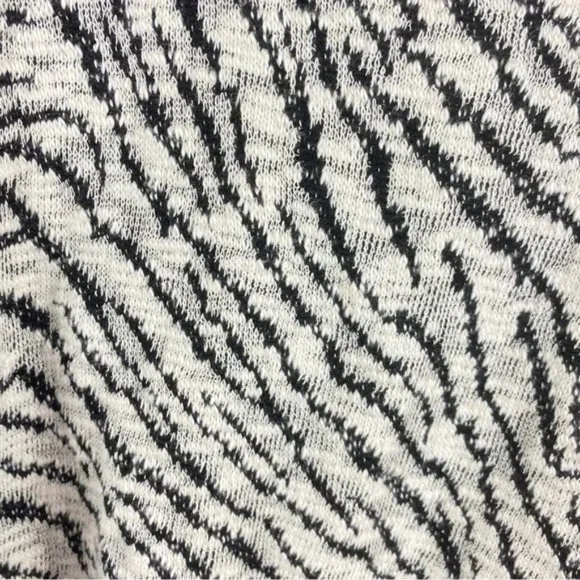 Zac&Rachel Zebra Print Cotton Blend Long Sleeve Sweater 2X - Picture 6 of 10